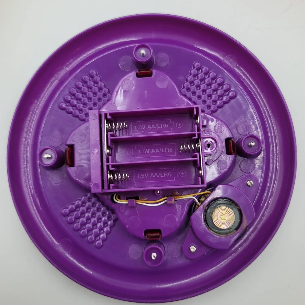 Playskool Sit n Spin Musical Light Up Toy Red Purple Teal Toddler Active Play